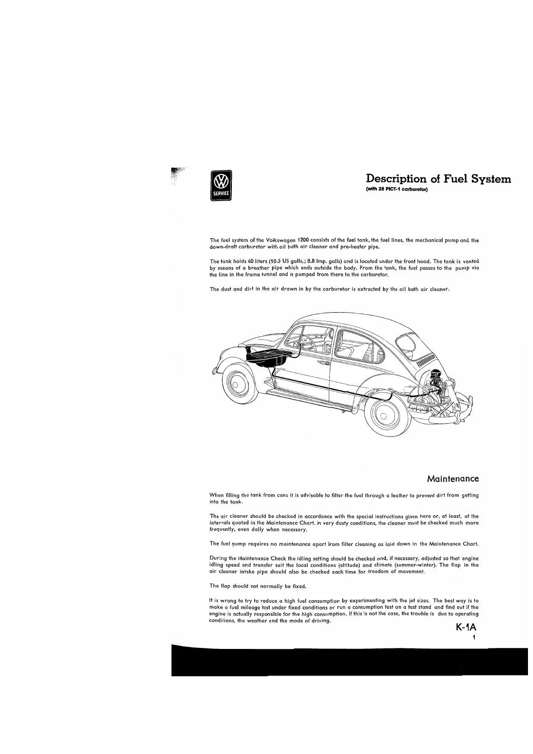 1961-1965 Volkswagen 1200 Types 11 14 15 Workshop Manual PDF Download - Image 3