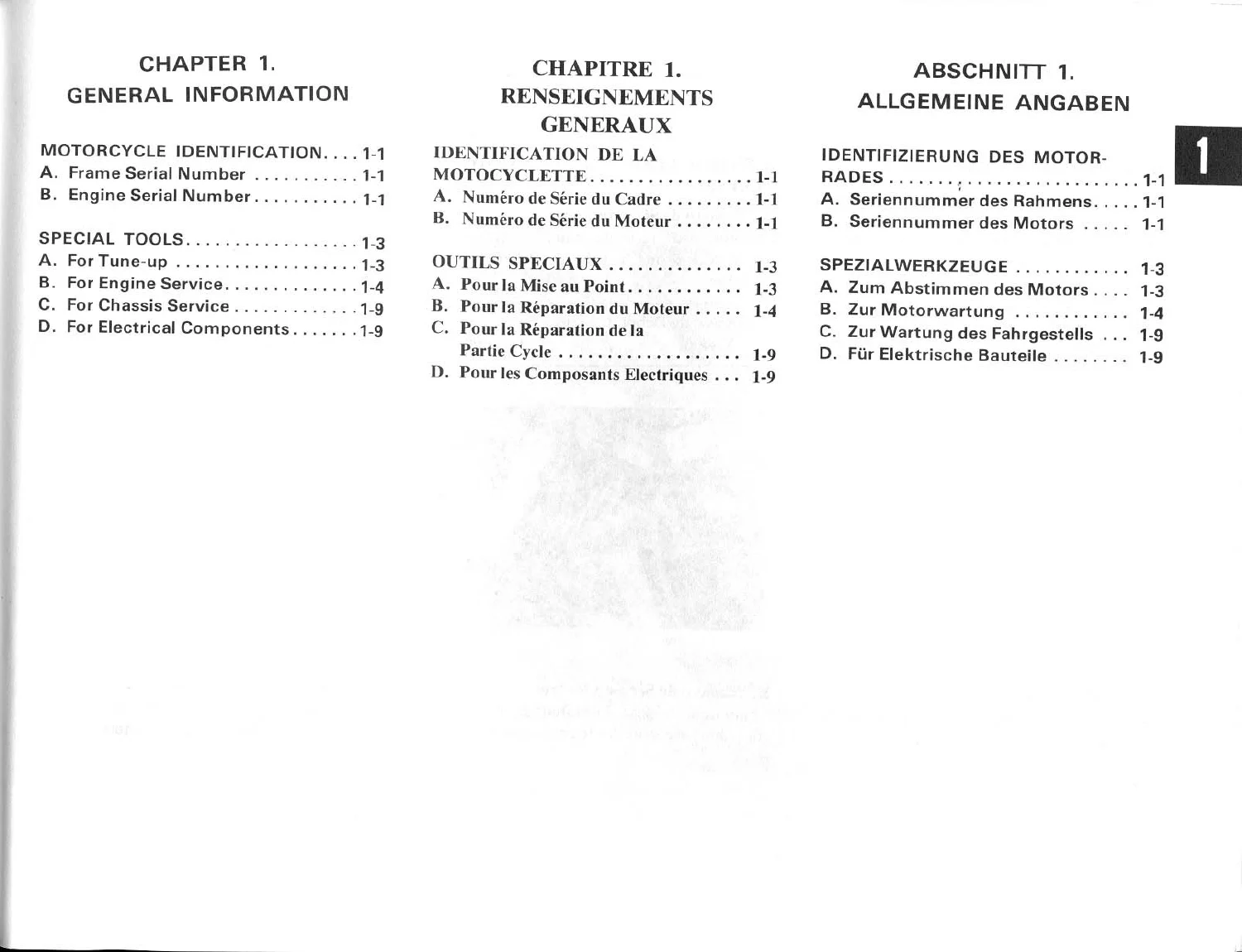 1982 Yamaha XS400 Seca Service Repair Manual - Image 3