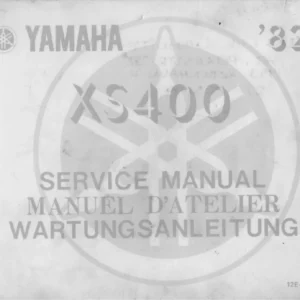 1982 Yamaha XS400 Seca Service Repair Manual