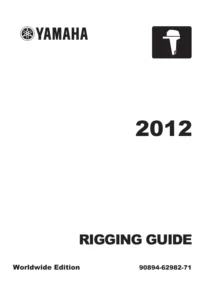 2012 Yamaha Outboard Motors Rigging Guide