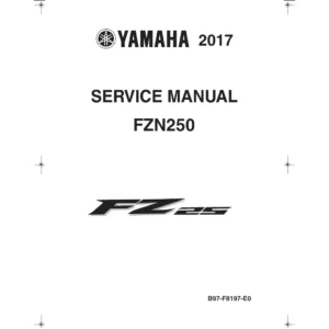2017 Yamaha FZN250 (FZ-25) Motorcycle Service Manual