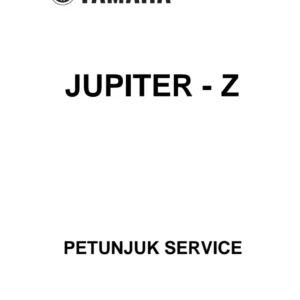 Buku Petunjuk Servis Yamaha Jupiter-Z (5TP) - Service Manual PDF