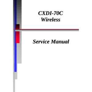 Canon CXDI-70C Wireless Service Manual PDF Download
