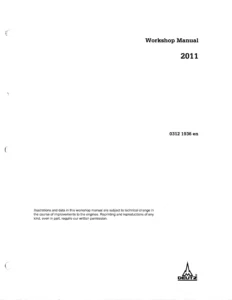 Deutz 2011 Series Diesel Engine Workshop Manual 0312 1936 en PDF Download