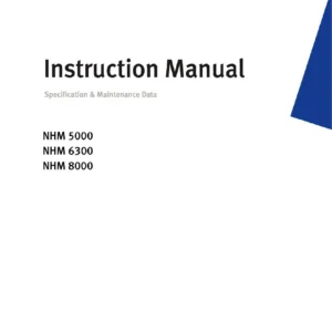 Doosan NHM 5000 6300 8000 Instruction Manual Specification & Maintenance Data PDF Download