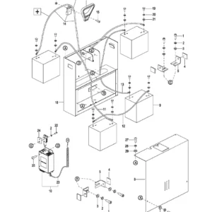 EP CB22 ES10-10CA Electric Stacker Parts Manual PDF - Counterbalanced Stacker Catalog