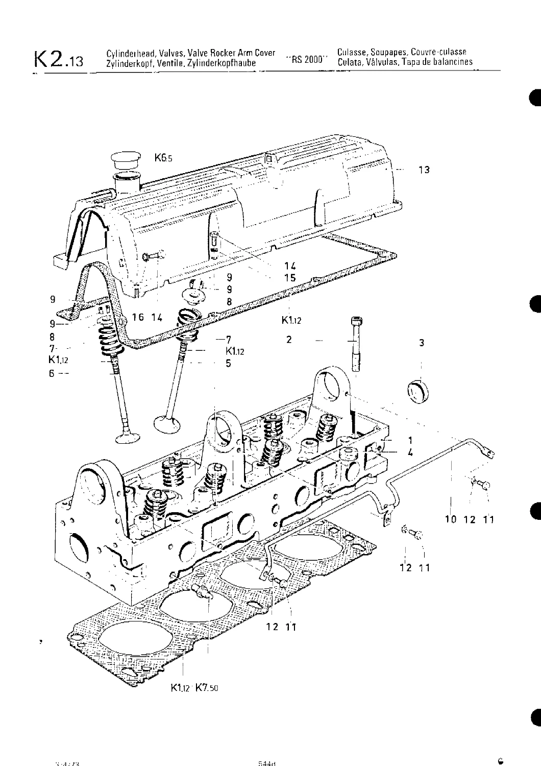 Ford Escort RS1600 RS2000 Mexico Parts Catalogue 1970-1973 PDF - Image 3
