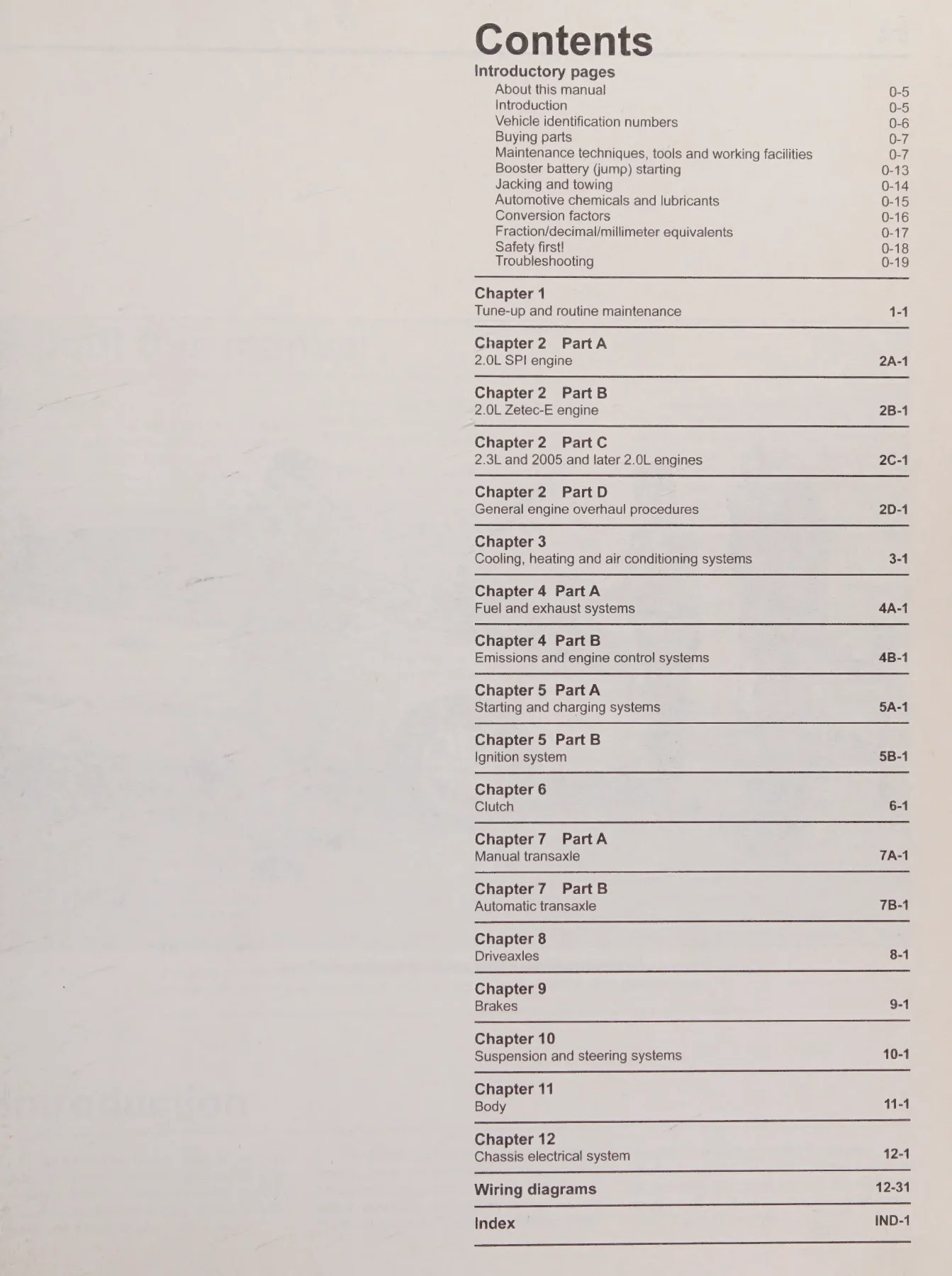 Ford Focus (2000-2011) Haynes Repair Manual PDF Download - Image 2
