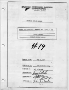 Grumman American Light Aircraft Standard Repair Manual PDF Download
