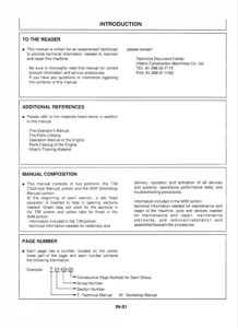 Hitachi EX120-3 Excavator Technical Workshop Manual PDF Download