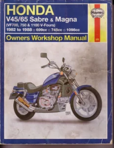 Honda V45/65 Sabre & Magna VF700 VF750 VF1100 Repair Manual (1982-1988) PDF Download