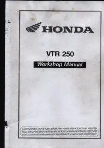 Honda VTR250 Factory Workshop Service Manual — 1997–2006 (MC33) PDF Download