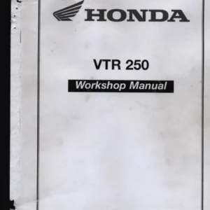 Honda VTR250 Factory Workshop Service Manual — 1997–2006 (MC33) PDF Download