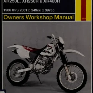 Honda XR250L XR250R XR400R 1986-2001 Workshop Repair Manual PDF Download