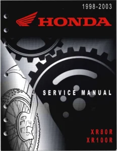 Honda XR80R XR100R Service Repair Manual 1998-2003 PDF Download