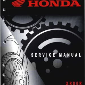 Honda XR80R XR100R Service Repair Manual 1998-2003 PDF Download
