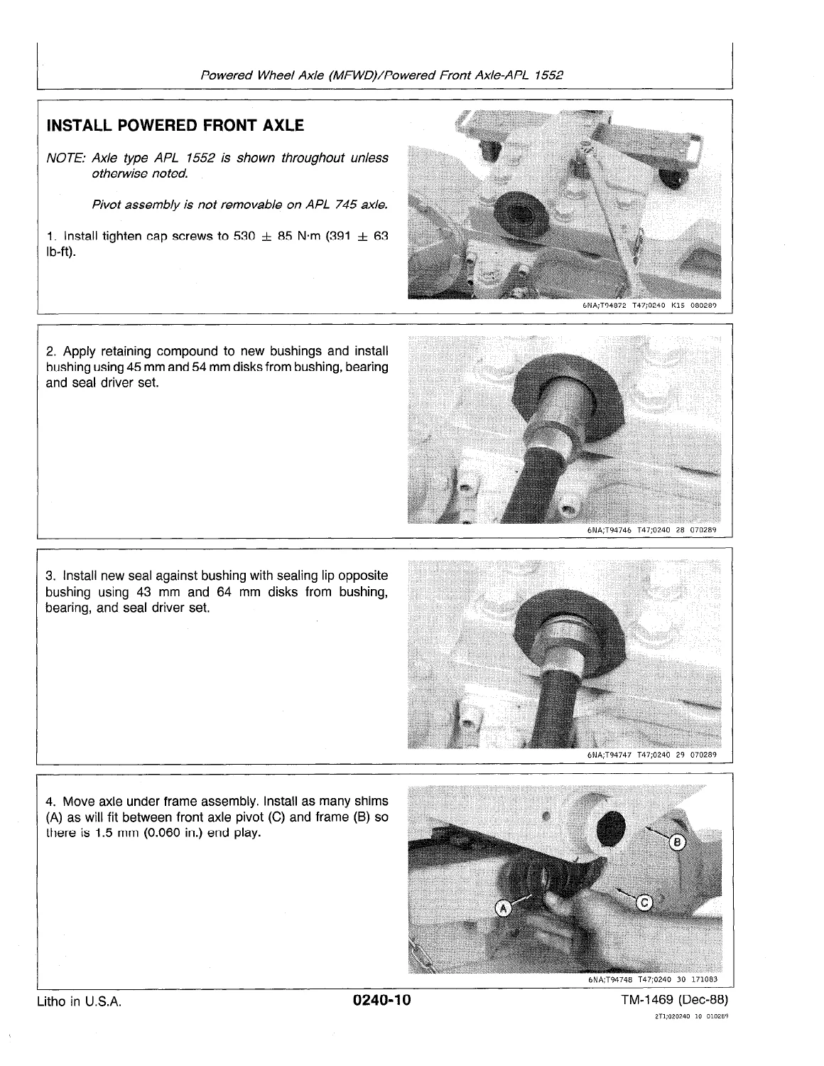 John Deere 410B 410C 510B 510C Backhoe Loader Repair Technical Manual PDF Download - Image 3