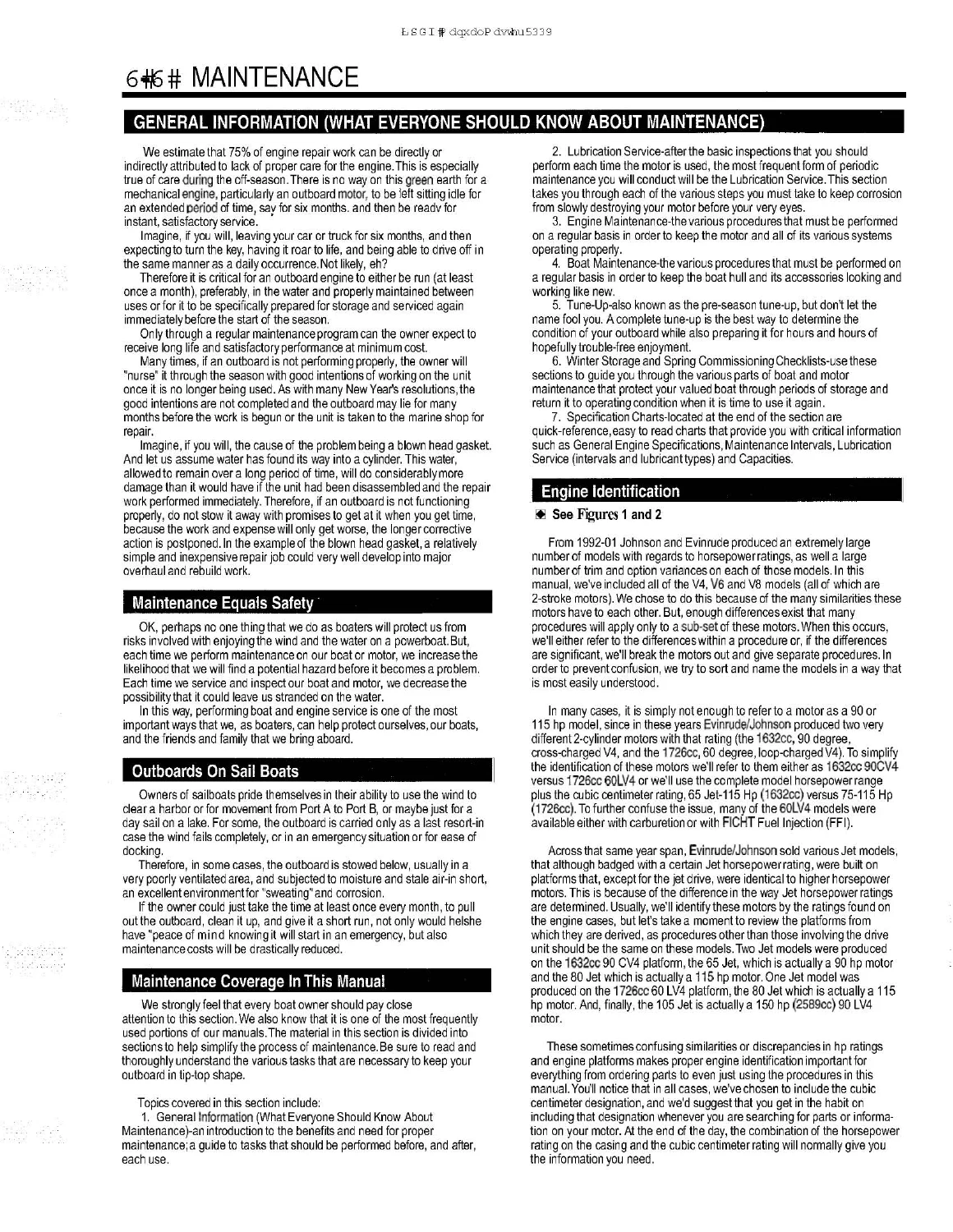 Johnson Evinrude 1992-2001 V4 V6 V8 FICHT Carbureted Outboard Service Manual PDF Download - Image 2