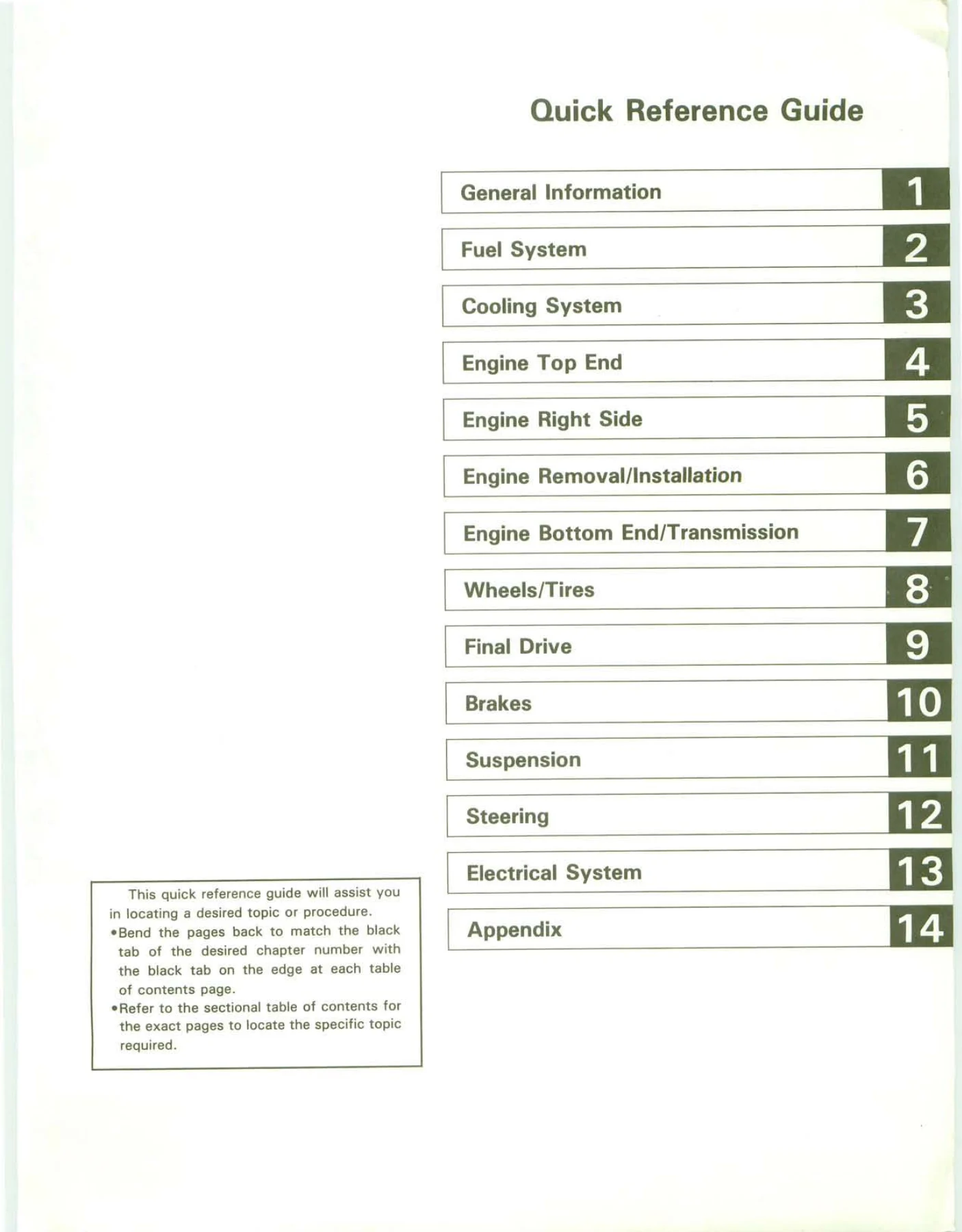 Kawasaki KDX200 Motorcycle Service Manual PDF Download - Image 2