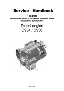 Liebherr D934 D936 Diesel Engine Service Manual PDF Download