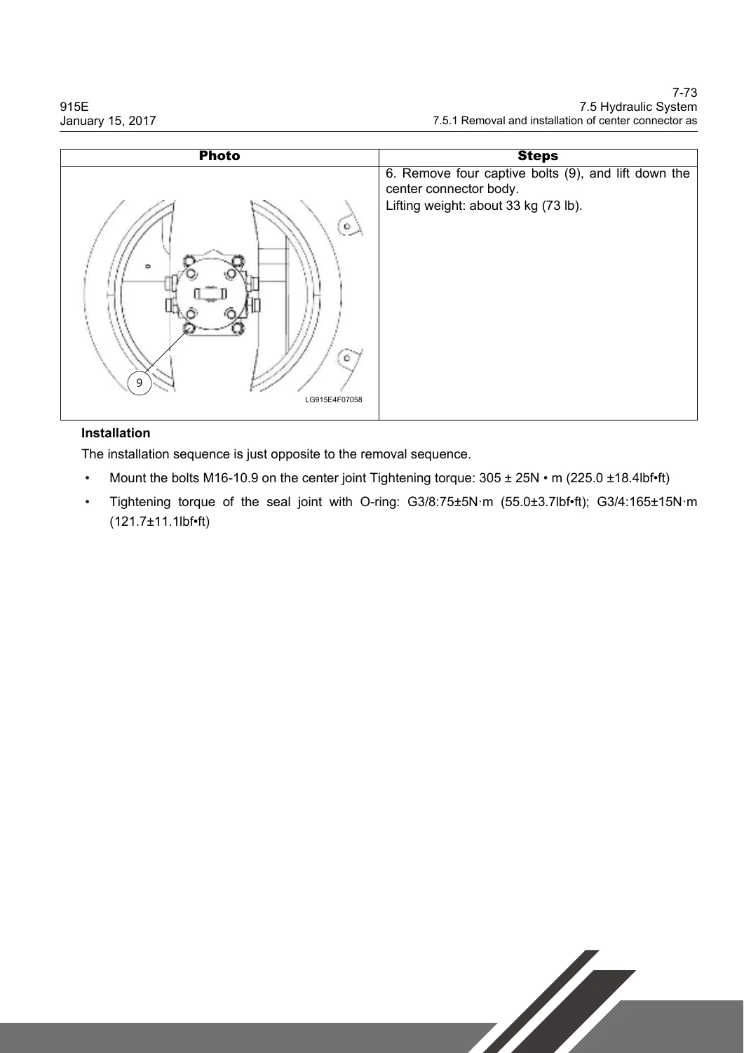 LiuGong CLG915E Excavator Service Manual 201701001 PDF Download - Image 3