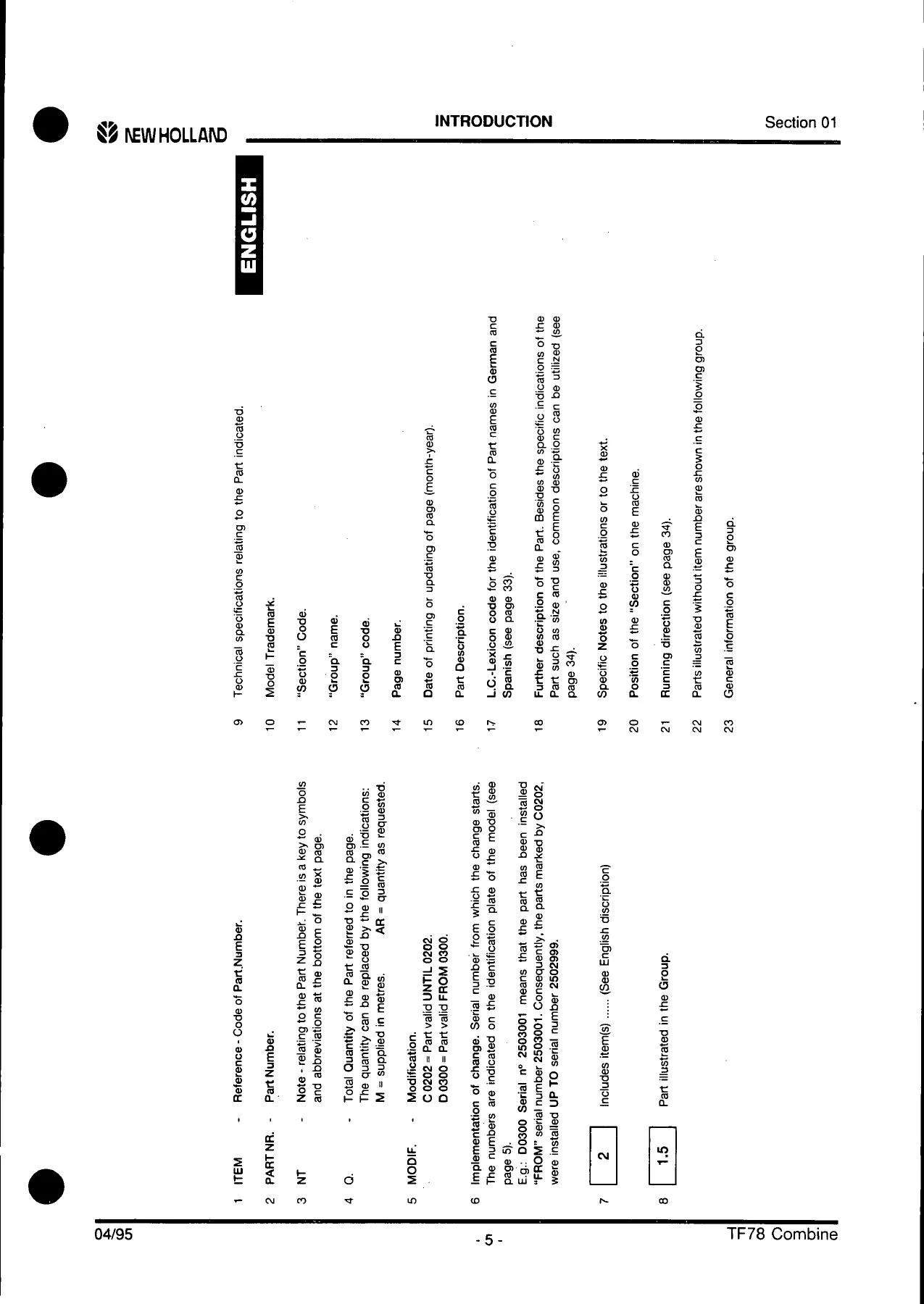 New Holland TF76 & TF78 Combine Service Repair Manual PDF Download - Image 2