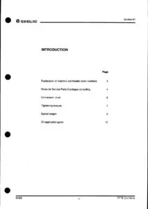 New Holland TF76 & TF78 Combine Service Repair Manual PDF Download