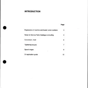 New Holland TF76 & TF78 Combine Service Repair Manual PDF Download