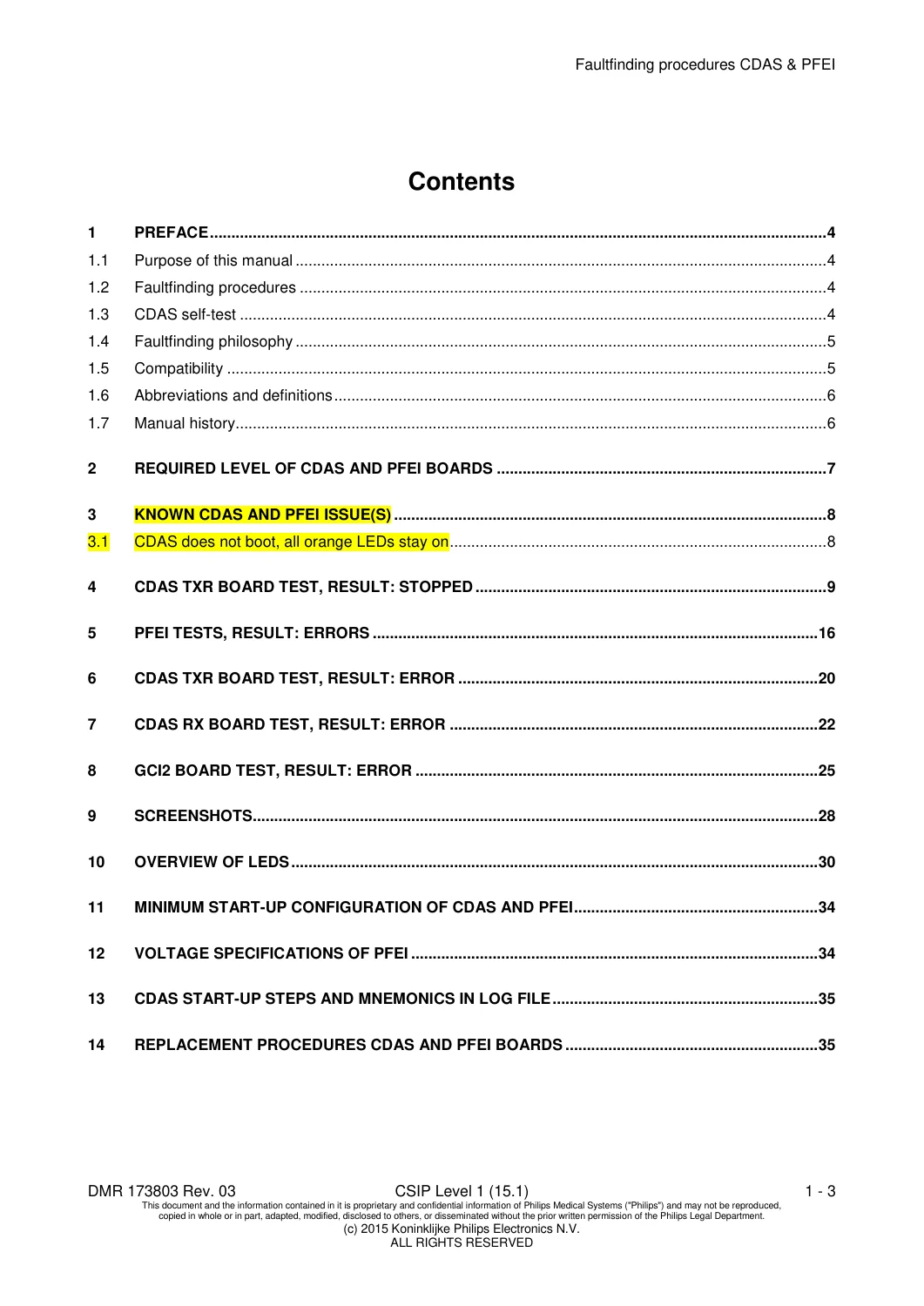 Philips Achieva CDAS PFEI Faultfinding Troubleshooting Manual PDF Download - Image 2