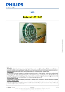 Philips Achieva Multiva Ingenia CX MRI Body Coil 1.5T 3.0T Service Procedures PDF Download
