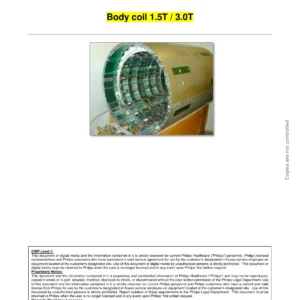 Philips Achieva Multiva Ingenia CX MRI Body Coil 1.5T 3.0T Service Procedures PDF Download