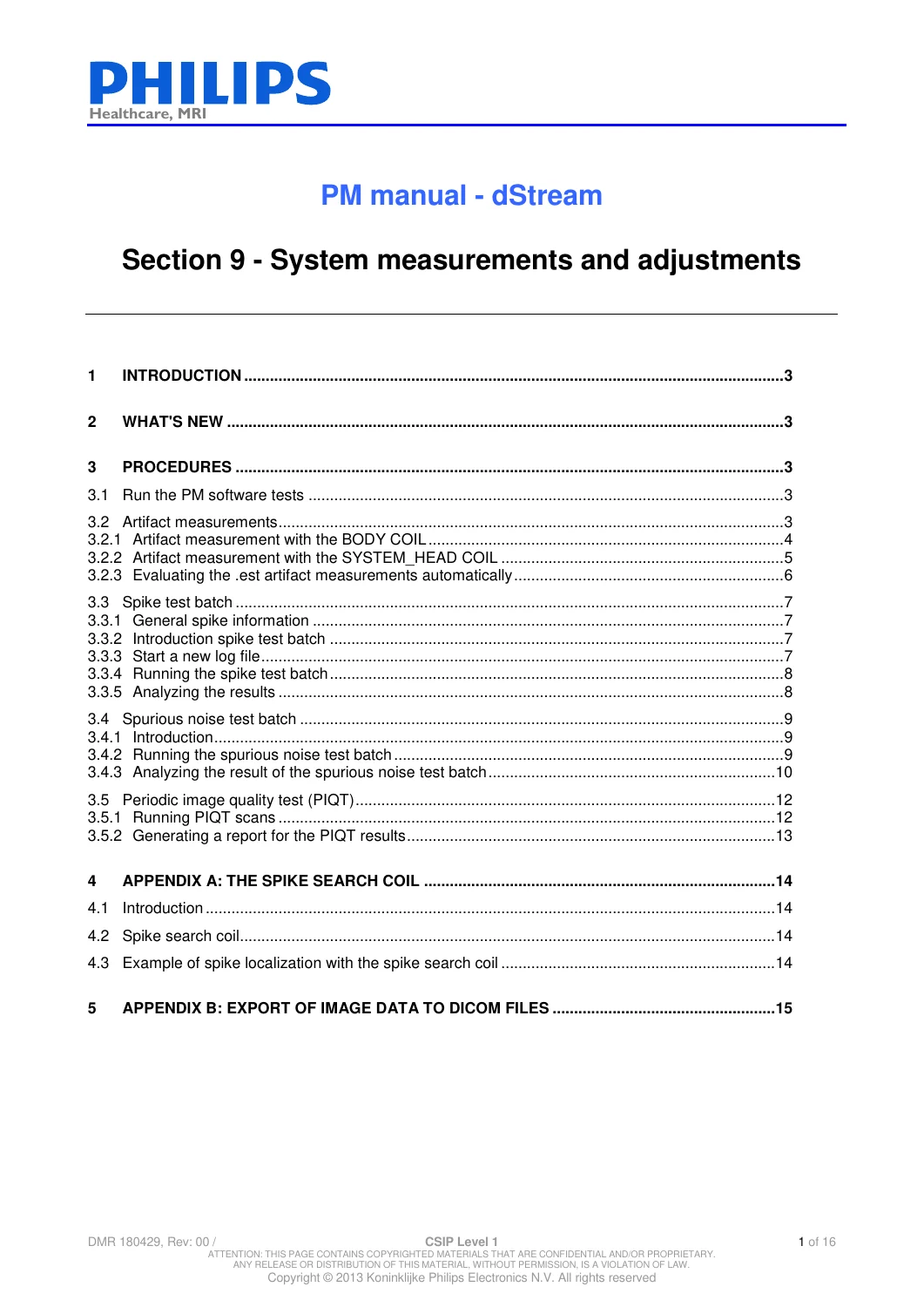Philips MRI Planned Maintenance Manual Ingenia dStream Achieva Multiva PDF Download - Image 3