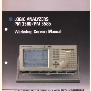 Philips PM 3580 PM 3585 Logic Analyzer Workshop Service Manual PDF Download