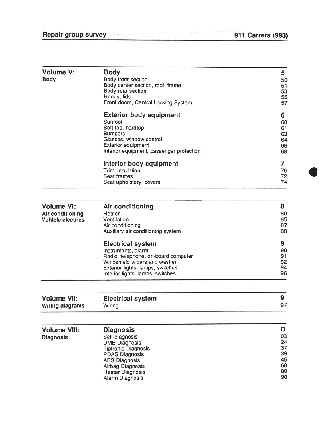 Porsche 911 Carrera 993 Chassis & Body Repair Manual PDF Download - Image 2