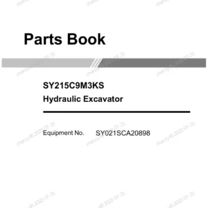 SANY SY215C9M3KS Hydraulic Excavator Parts Book PDF Download