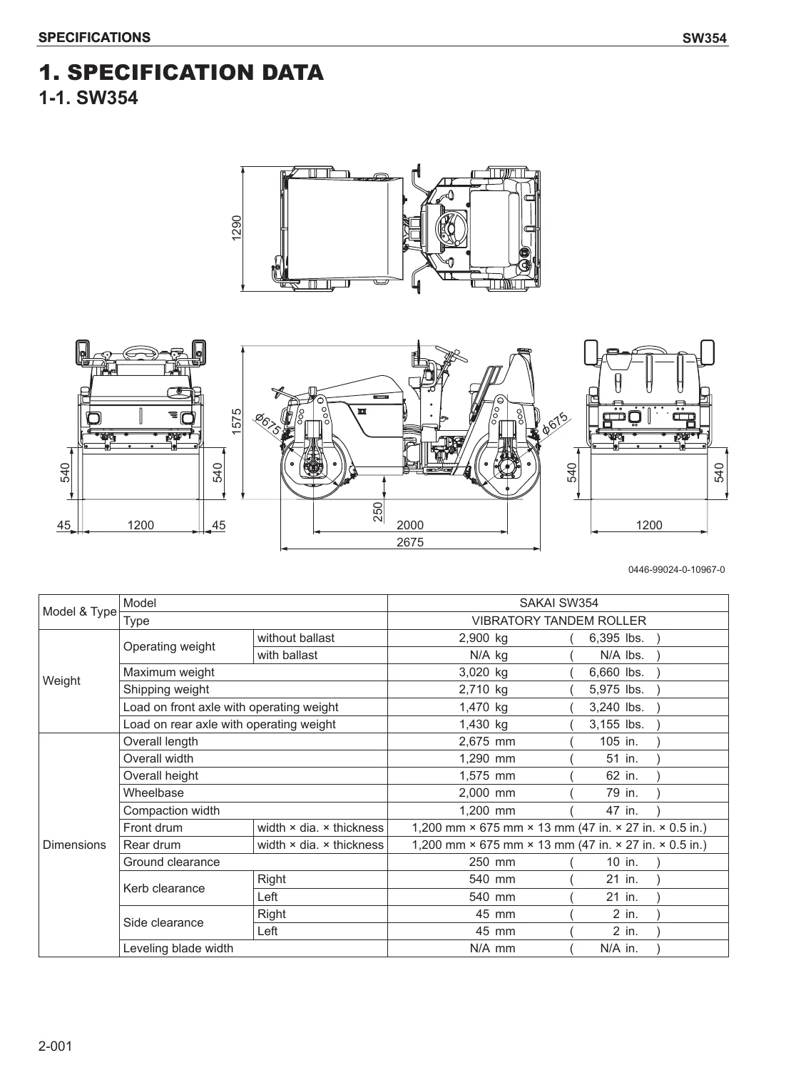 Sakai SW354 TW354 SW504 TW504 Shop Manual Vibratory Roller Service Repair PDF - Image 2