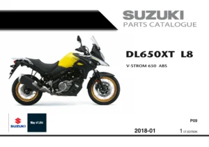 Suzuki DL650XT L8 V-Strom 650 ABS Parts Catalogue PDF Download