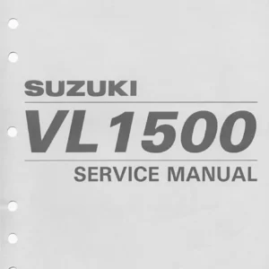 Suzuki VL1500 Intruder (1998-2000) Service Manual PDF Download