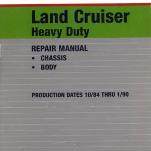 Toyota Land Cruiser Heavy Duty Repair Manual Chassis Body PDF Download