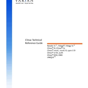 Varian Clinac High Energy & UNIQUE Technical Reference Guide 9.5 Service Calibration Interlocks PDF Download
