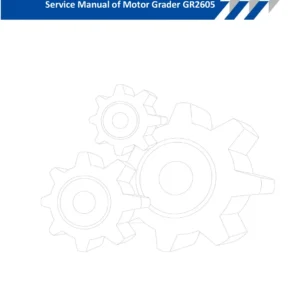XCMG GR2605 Motor Grader Service Manual PDF