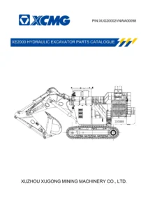 XCMG XE2000 Hydraulic Excavator Parts Catalogue PDF Download