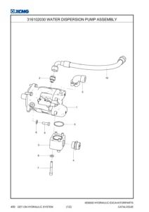 XCMG XE800D Hydraulic Excavator Parts Catalogue PDF Download