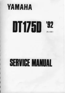 Yamaha DT175D Service Manual (1992) – PDF Download