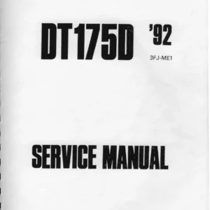 Yamaha DT175D Service Manual (1992) – PDF Download