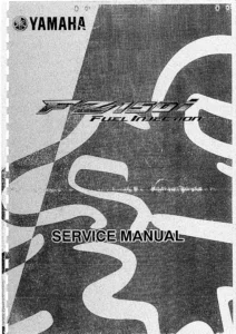 Yamaha FZ150i (29B1) Fuel Injection Motorcycle Service Manual (29B-F8197-E0)