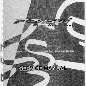Yamaha FZ150i (29B1) Fuel Injection Motorcycle Service Manual (29B-F8197-E0)