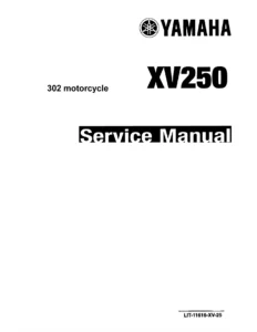 Yamaha XV250 Virago Service Manual (1994) – PDF Download