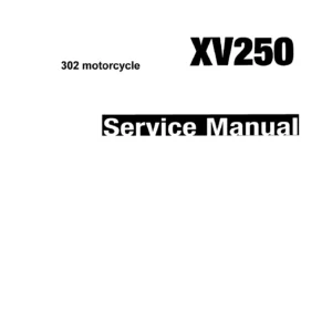 Yamaha XV250 Virago Service Manual (1994) – PDF Download