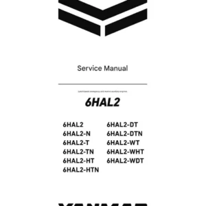 Yanmar 6HAL2 Series Service Manual — All Variants PDF Download